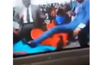 Pastor Caught On Video Kicking Pregnant Woman In The Stomach